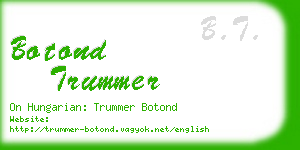 botond trummer business card